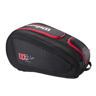 Wilson Bela V3 Super Tour Padel Tas Zwart/Rood 2025