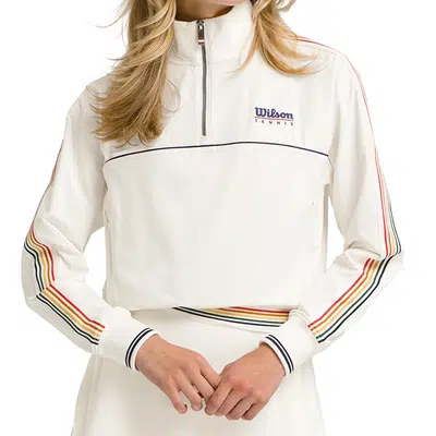 Wilson Davenport Woven Dames Jas Wit