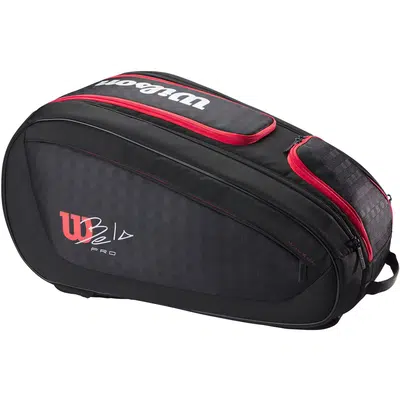 Wilson Bela V3 Racket Tas Zwart/Rood