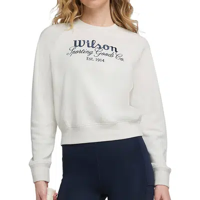 Wilson Sideline Crew Dames Trui Zandkleurig