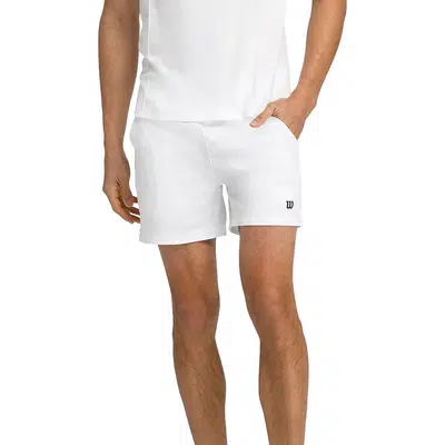 Wilson Tennis Volley 6" Heren Short Wit